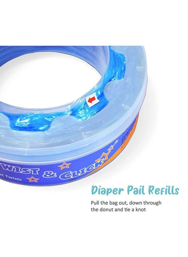 4-Piece Twist And Click Diaper Pail Refill