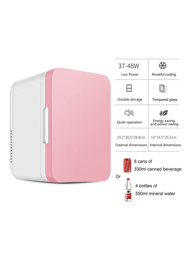 Mini Portable Fridge for Car and Home CZBX13PinkXQQ Pink/White - v1624683740/N48577099A_2