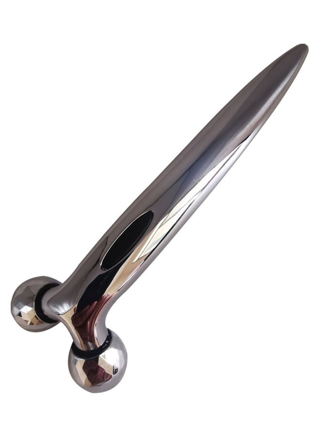 Facial Roller Massager Tool Silver - Image 4