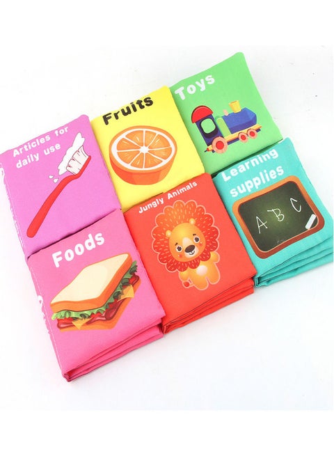 6-Piece Baby Cloth Books