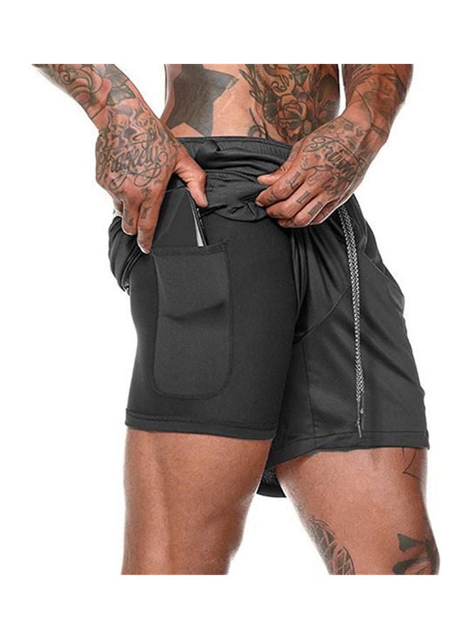 Generic - 2-In-1 Workout Running Shorts - Image 1