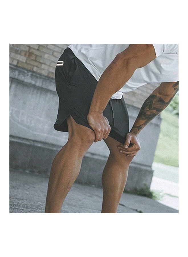 Generic - 2-In-1 Workout Running Shorts - Image 1