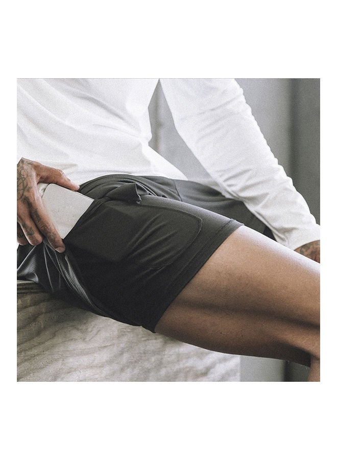 Generic - 2-In-1 Workout Running Shorts - Image 1