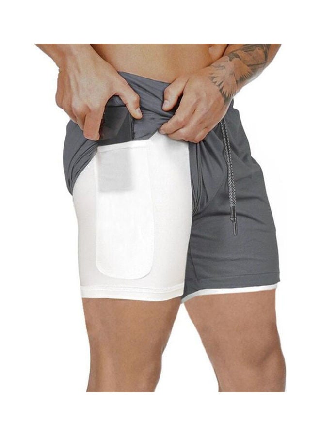 Generic 2-In-1 Workout Running Shorts  - Image 1