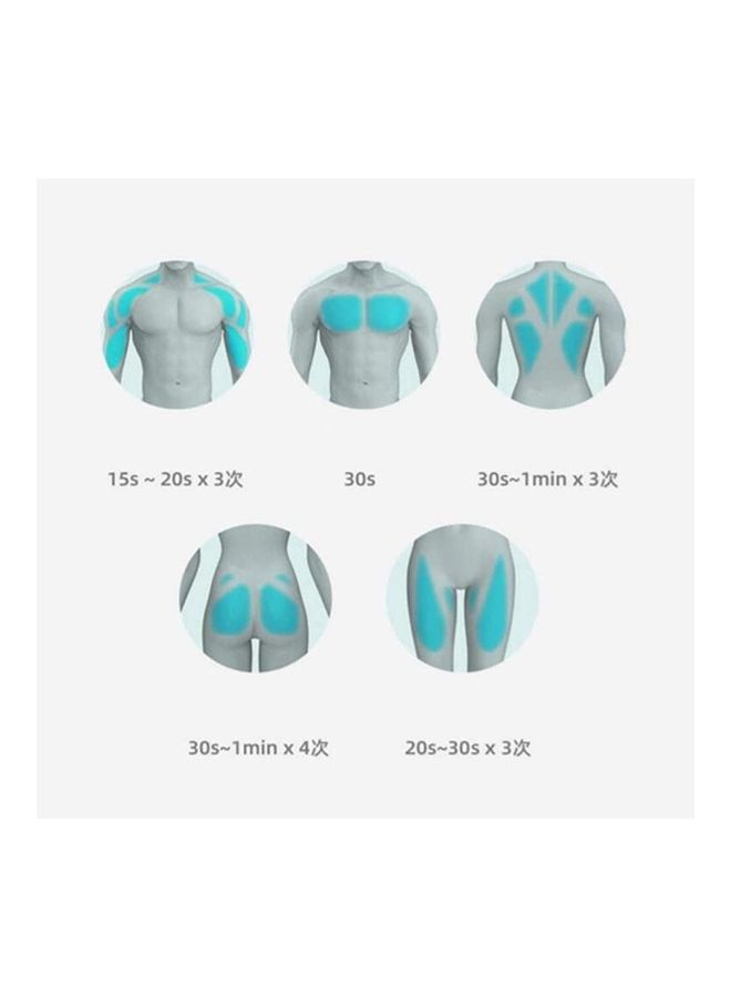 Electric Muscle Facial Massage Gun With 4 Heads - Image 5