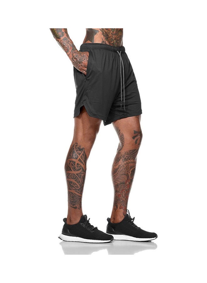 Generic 2-In-1 Workout Running Shorts  - Image 2