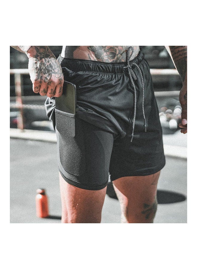 Generic 2-In-1 Workout Running Shorts  - Image 3