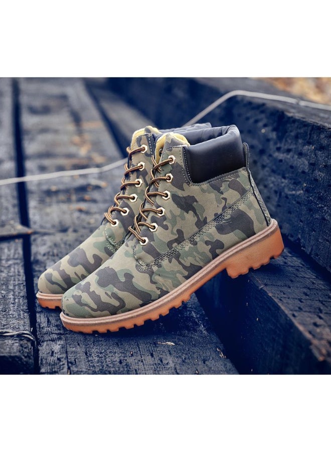 High Top Stylish Ankle Boots Multicolour  - Image 4