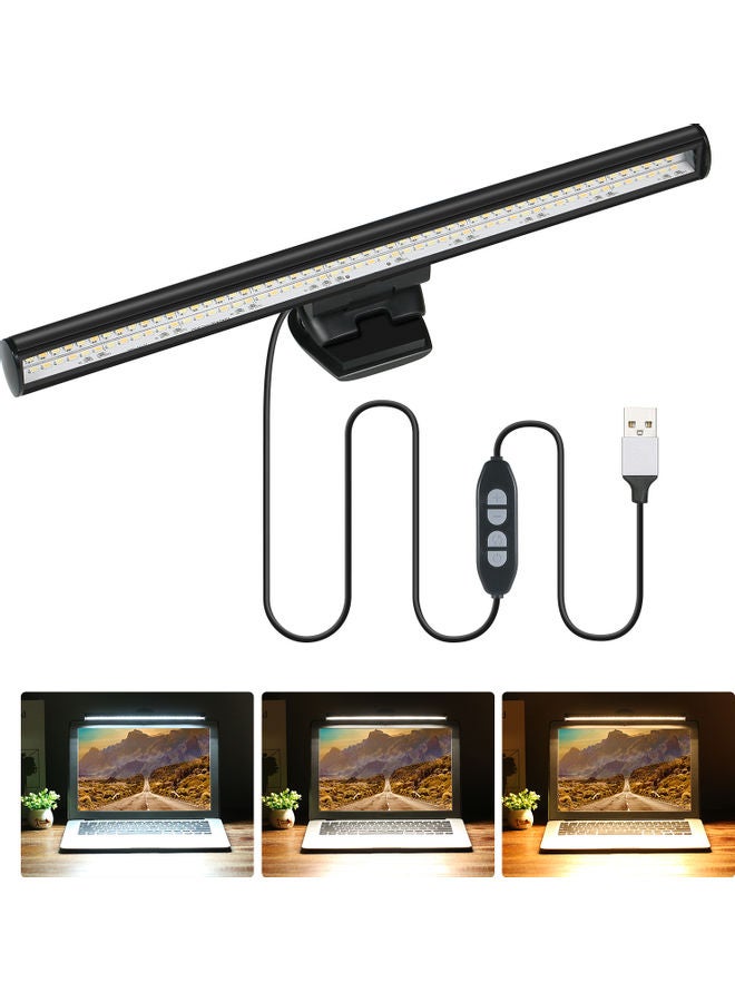 E-Reading Mопitоr Laptop Screen Aluminium Light Bar LED Desktop Table Lamp Eye Protection Reading Lamp LED Light Dimmable USB Desk Lamps Yellow 260x22mm - v1624694692/N48577720A_1