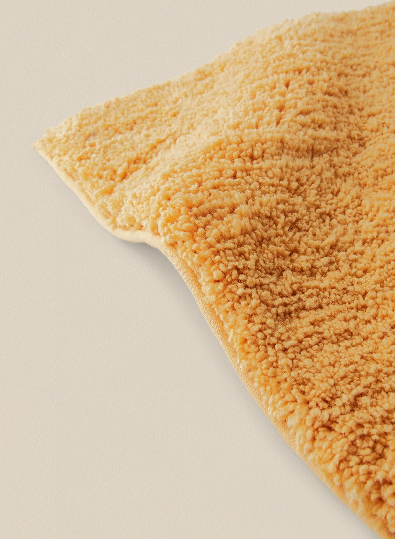 Noon East Bath Mat - 100% Polyester 1500 GSM - Urban Living Charisma Bathroom Mat - Hot Melt Backing - Soft And Cushion Gold 40 x 60cm  - Image 2