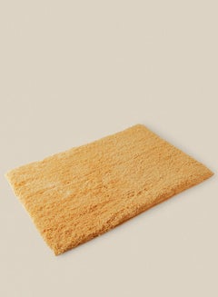 Noon East Bath Mat - 100% Polyester 1500 GSM - Urban Living Charisma Bathroom Mat - Hot Melt Backing - Soft And Cushion Gold 40 x 60cm  - Image 4