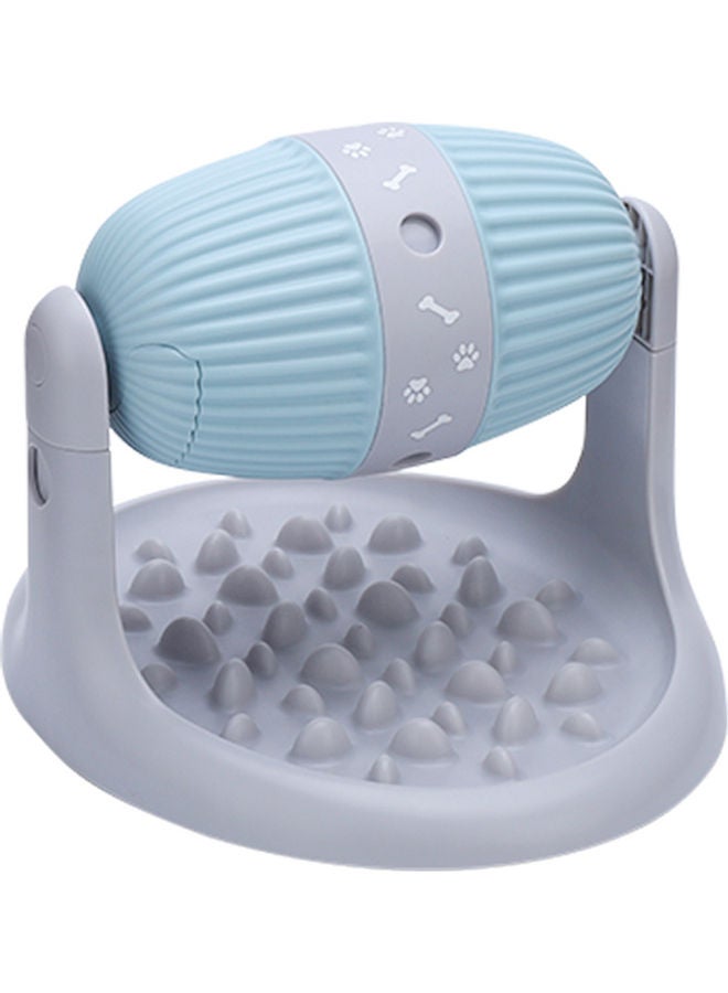 Pet Slow Feeder Food Dispenser Blue 31.40x17.80x25.40cm - Image 1