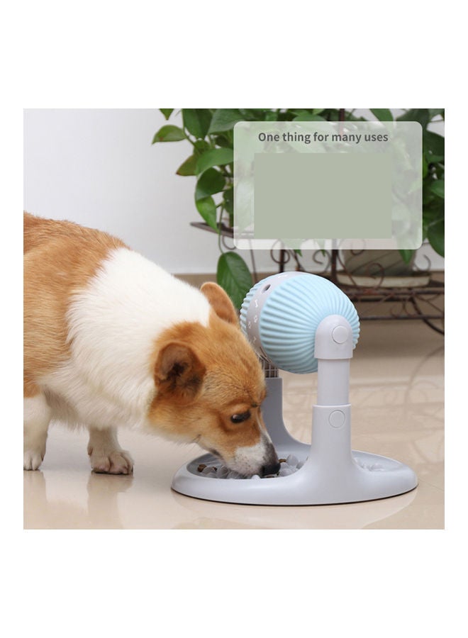 Pet Slow Feeder Food Dispenser Blue 31.40x17.80x25.40cm - Image 2