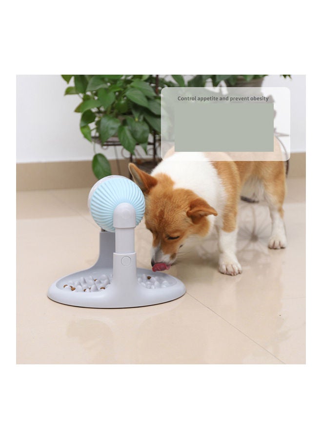 Pet Slow Feeder Food Dispenser Blue 31.40x17.80x25.40cm - Image 3