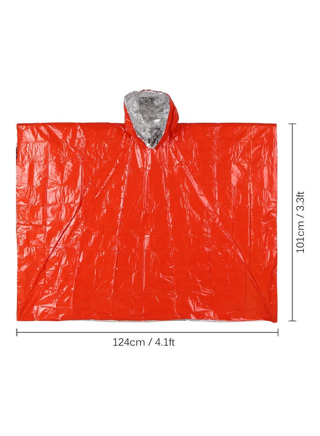 معطف حماية من المطر، عازل للحرارة للاستخدام أثناء الطوارئ في الأماكن الخارجية. - Image 2