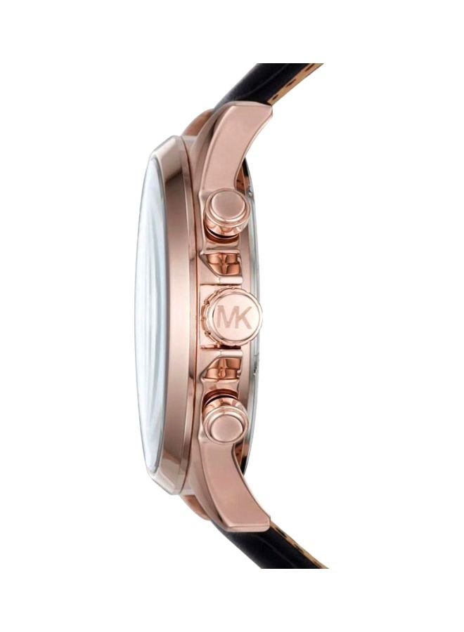 مارك جاكوبس ساعة يد كرونوغراف بسوار من الجلد طراز MK8535 للرجال - Image 3