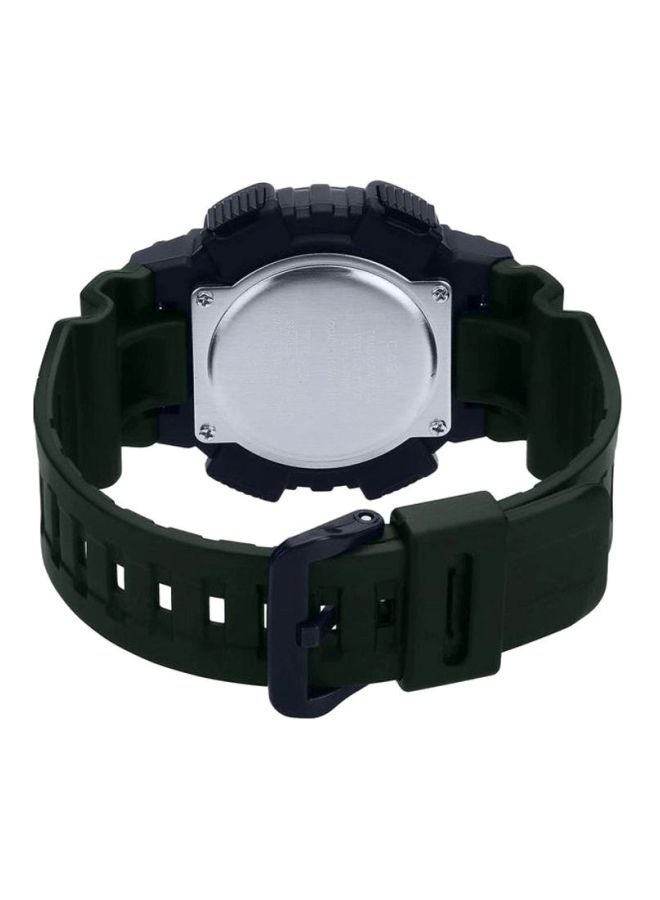 CASIO - Men's Water Resistant Round Resin Digital Watch  Aeq-110W-3A - Image 1