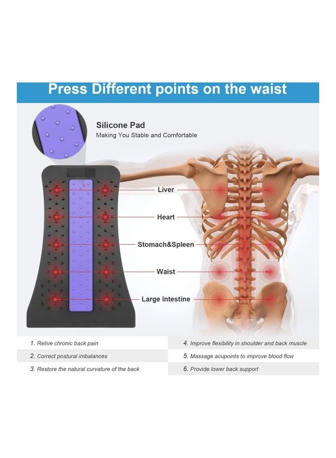 شو وو جهاز تمديد الظهر قابل للتعديل مزود بنقاط مغناطيسية - Image 5