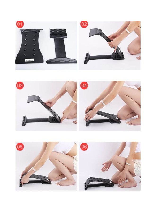 Adjustable Back Stretcher Device With Magnetic Points
