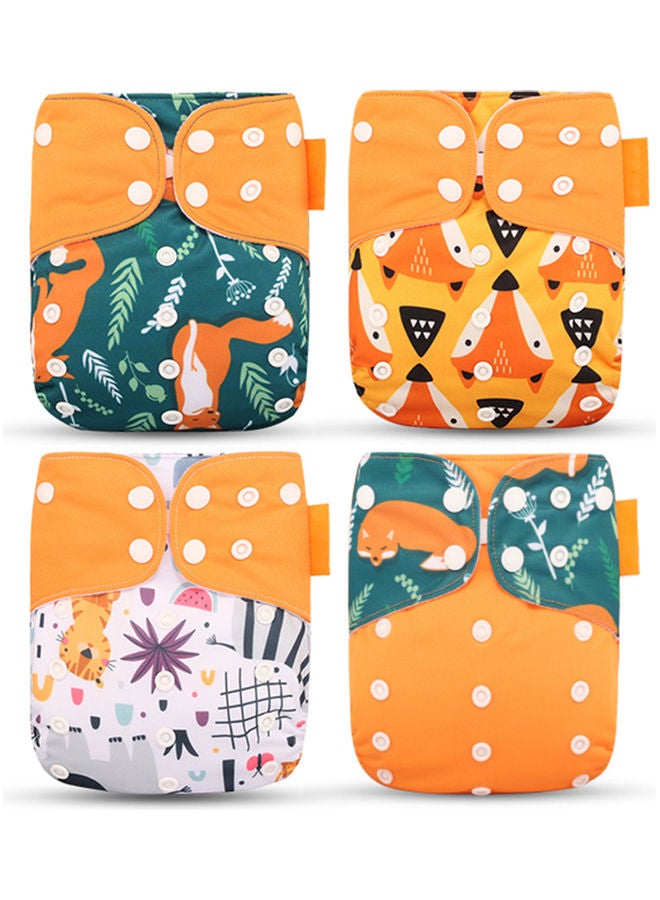 4-Piece Washable Stretchable Baby Cloth Diaper - Image 1