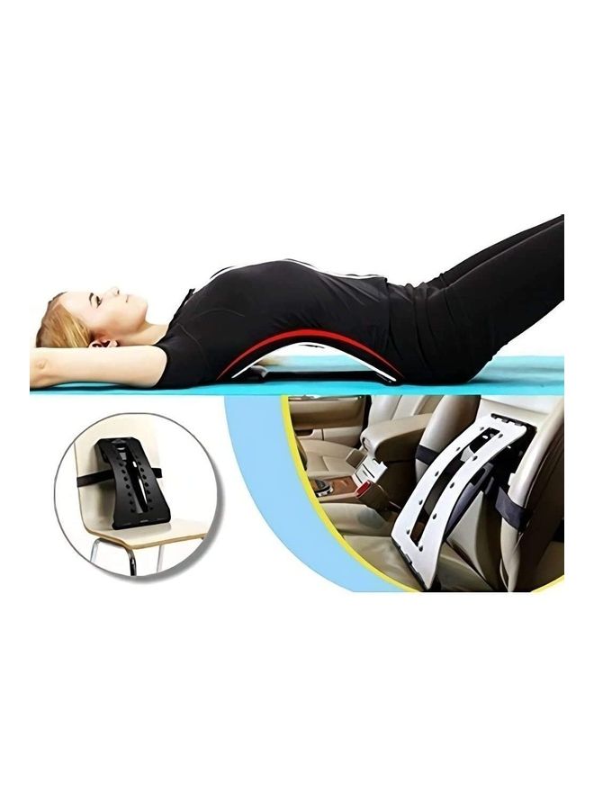 Adjustable Back Stretcher Device With Magnetic Points