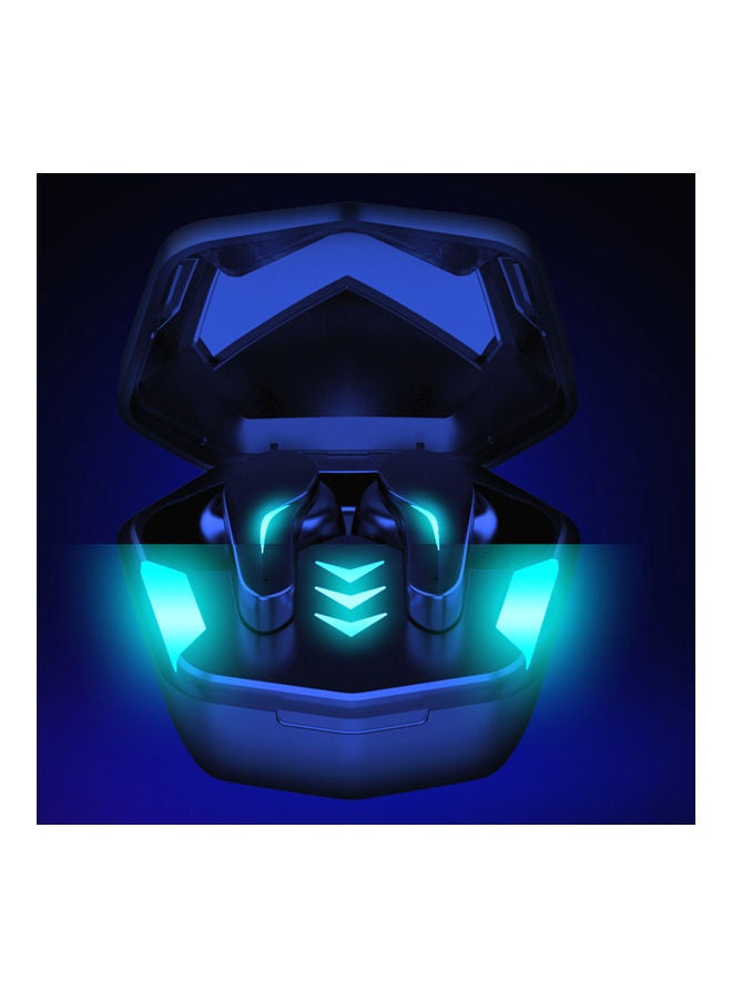 سماعة إيربادز بلوتوث 5.1 بتقنية لاسلكية حقيقية مضادة للماء بصوت ستيريو مع علبة شحن أزرق - Image 2