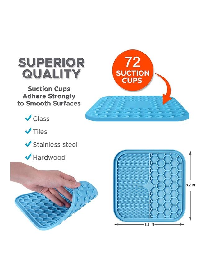 بساط لعق للكلاب يتوفر المنتج بلون الأزرق - Image 3