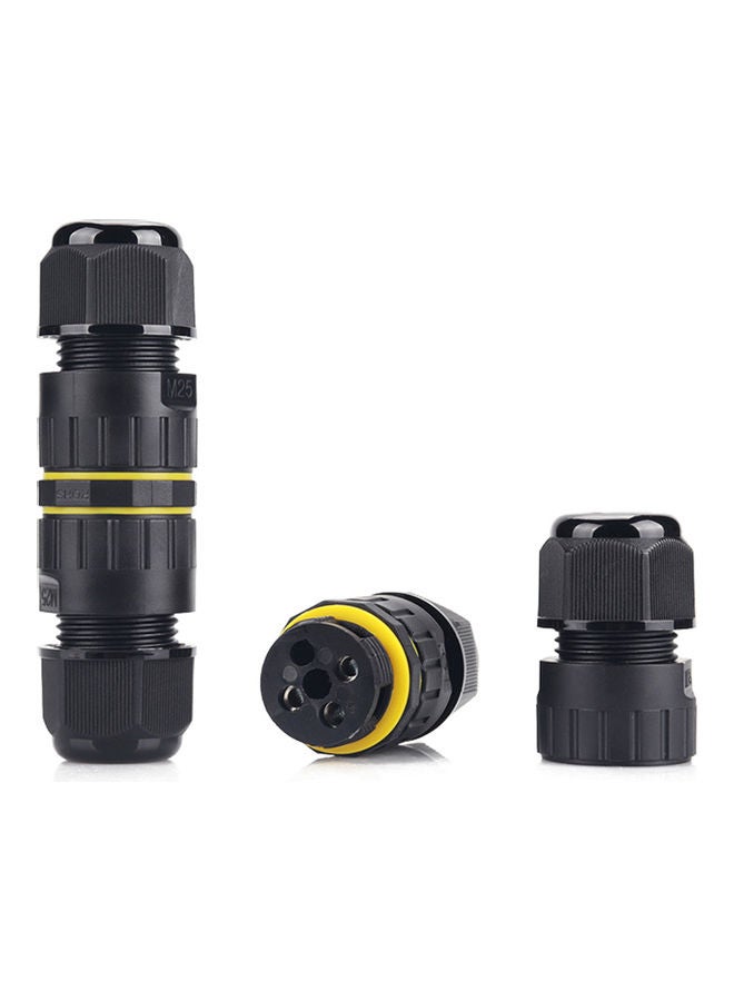Generic - 2-Pin Cable Connector Black/Yellow - Image 1
