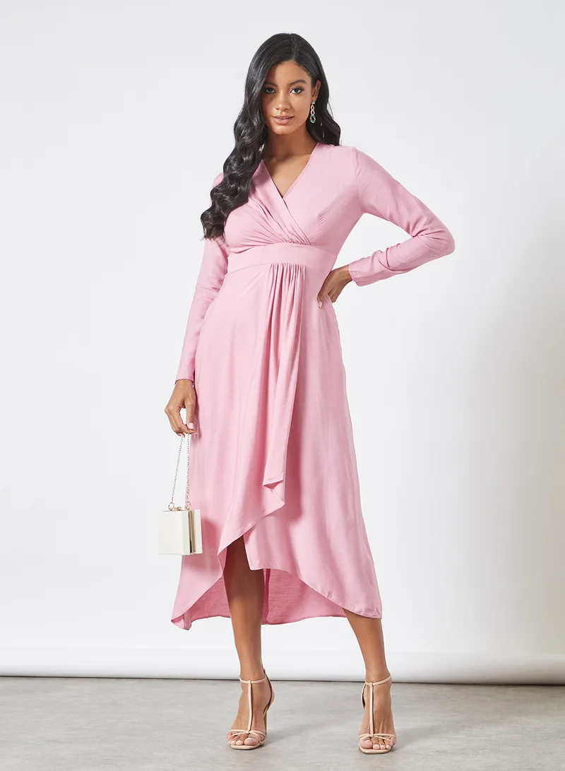 Closet London Gathered Detail Midi Dress