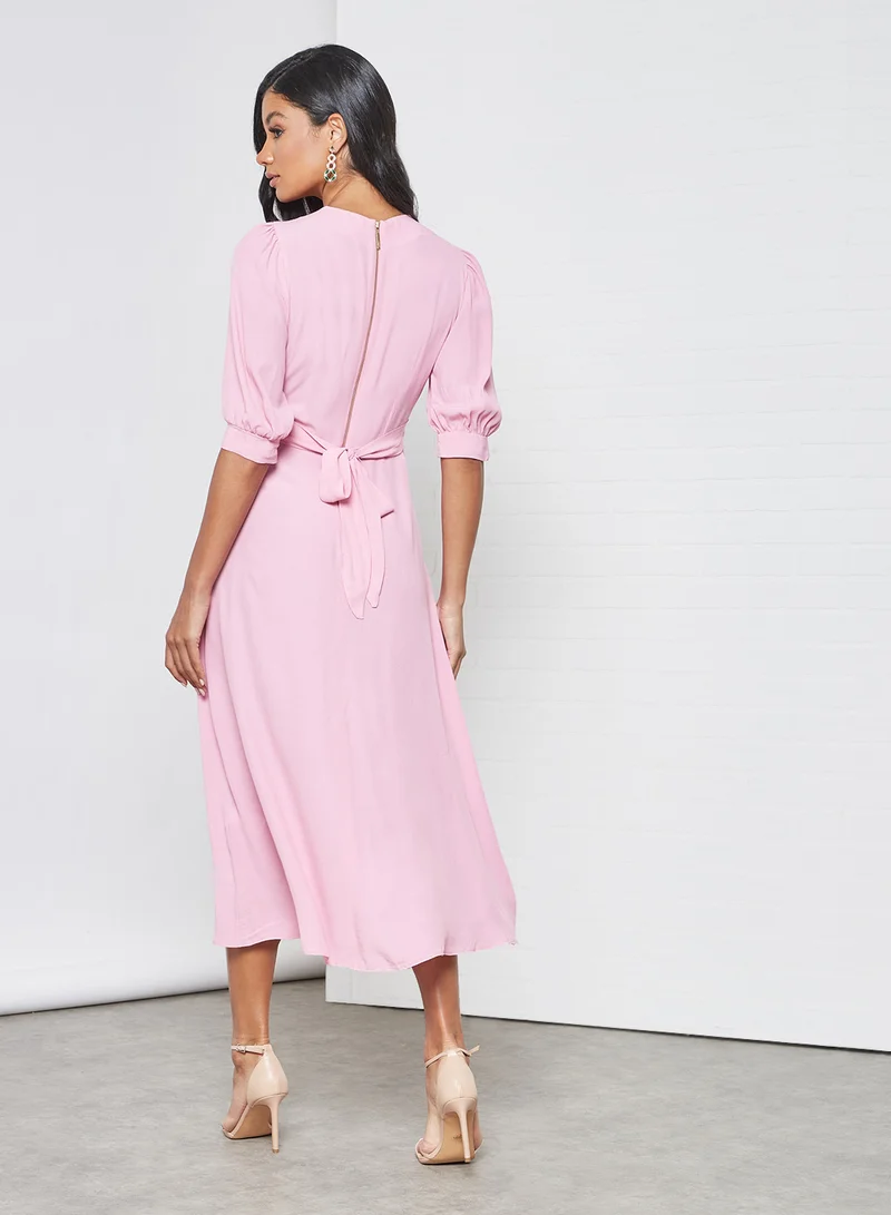 Closet London Empire Waist Midi Dress