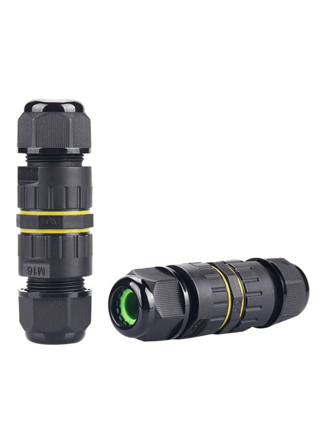Generic 2-Pin Cable Connector Black/Yellow  - Image 4