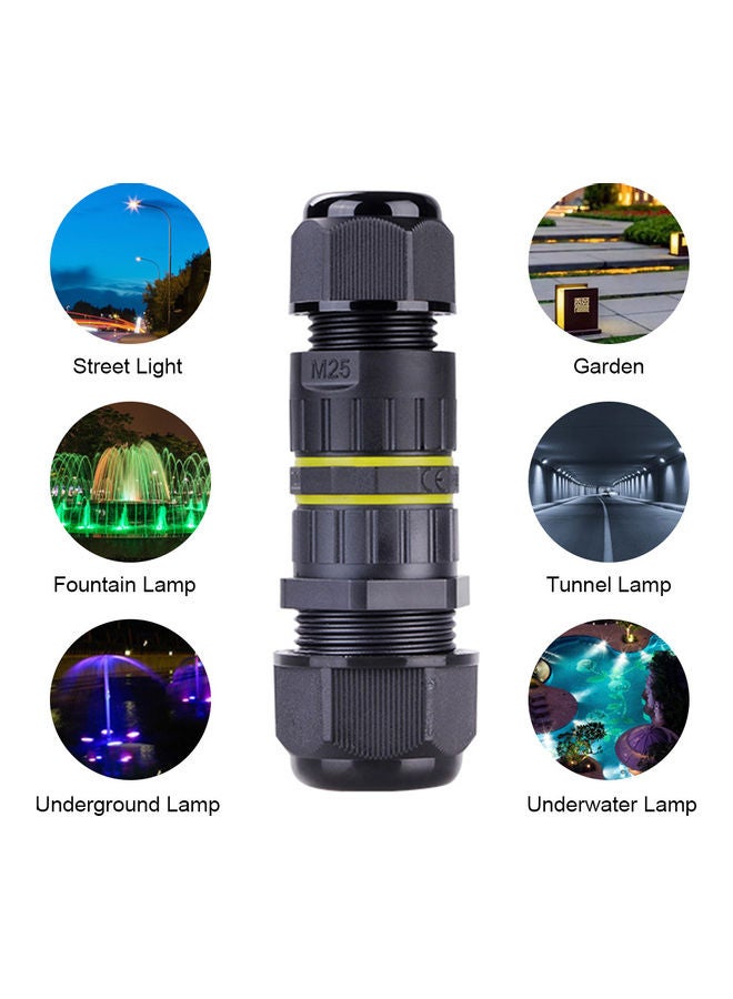 Generic Connector For 5-Pin Inlet Cable Black  - Image 5