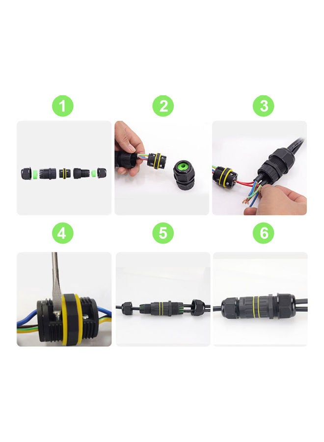 Generic - Connector For 5-Pin Inlet Cable Black - Image 1
