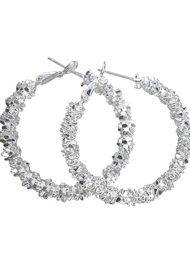925 Sterling Silver Hoop Earrings  - Image 1