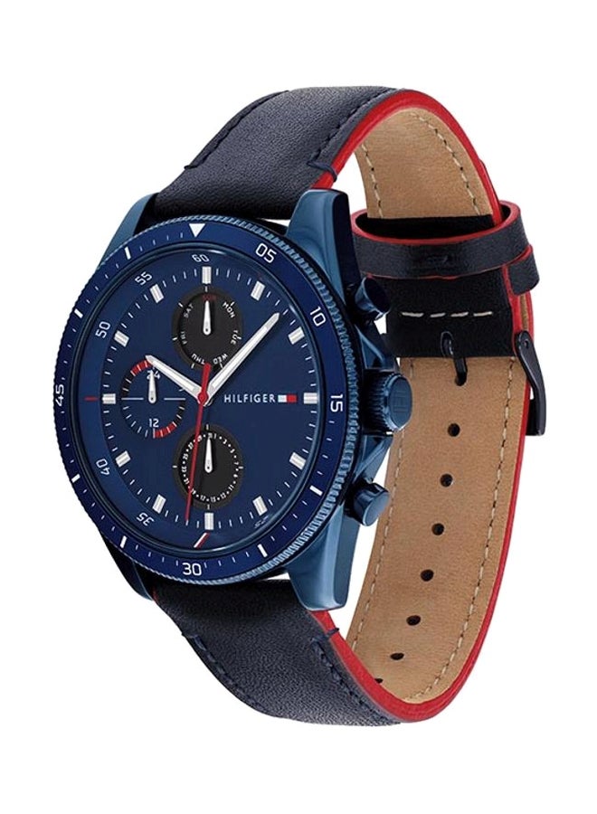 TOMMY HILFIGER Men's Leather Analog Watch-1791839  - Image 3