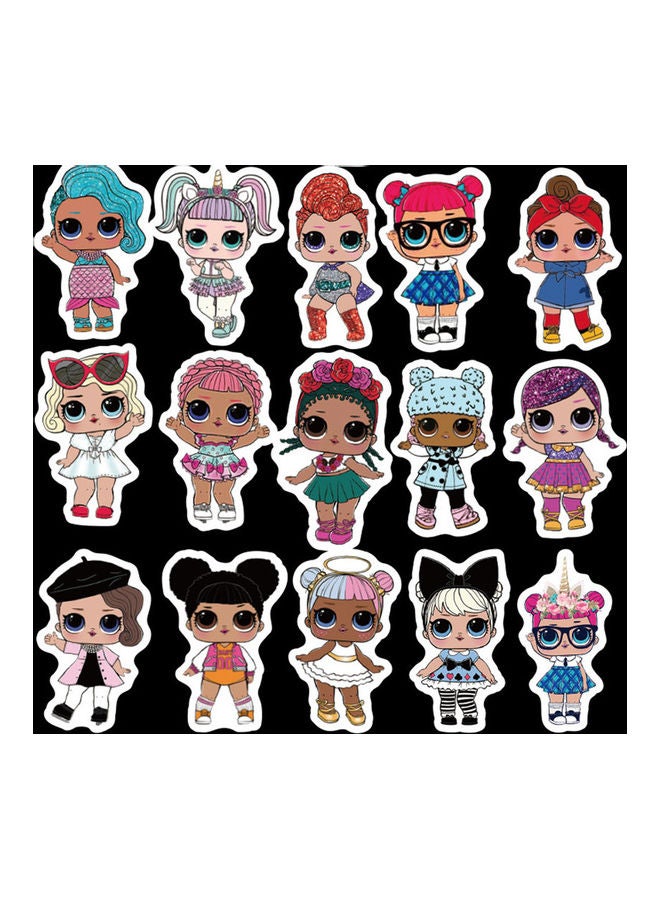 Kutis 50-Piece Girls Stickers Gift Share Friends School Birthday Party - Image 3