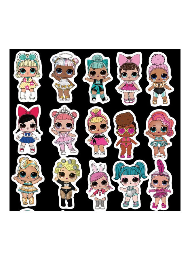 Kutis 50-Piece Girls Stickers Gift Share Friends School Birthday Party - Image 4