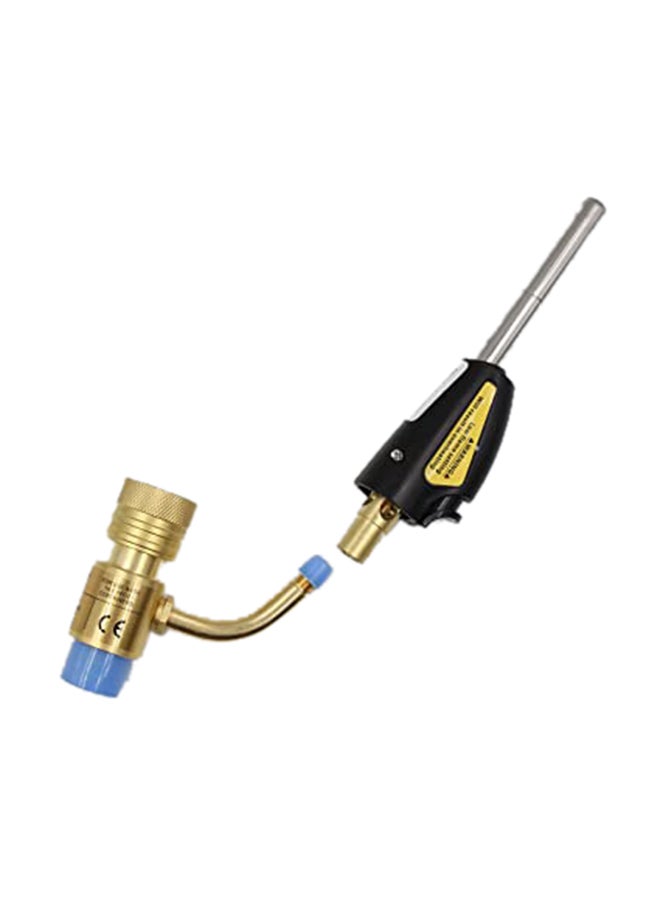 general 360 ° Rotating Gas Map Self-Igniting Torch Black/Gold 13.5 x 6.5 x 1.93inch - Image 1