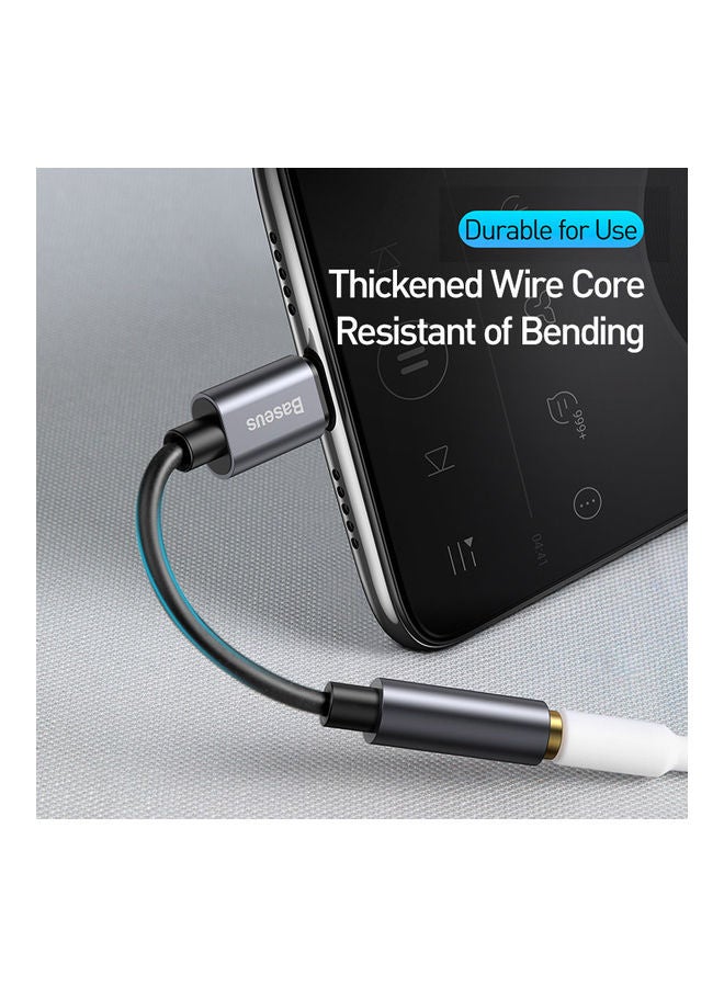 Baseus USB-C Audio Adapter Black/Grey - Image 5