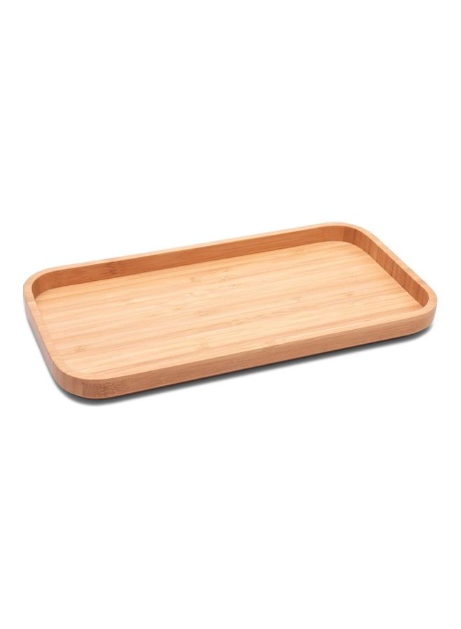 Satu Brown - Vanity Tray For Bathroom Brown 11.81 x 6.1 x 0.94inch - Image 1