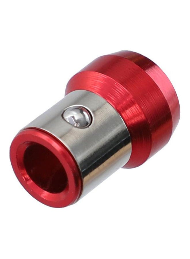 5 Piece Universal Magnetic Ring Screwdriver Bit Set Red/Silver 1.2 x 1.2 x 2.1cm  - Image 2