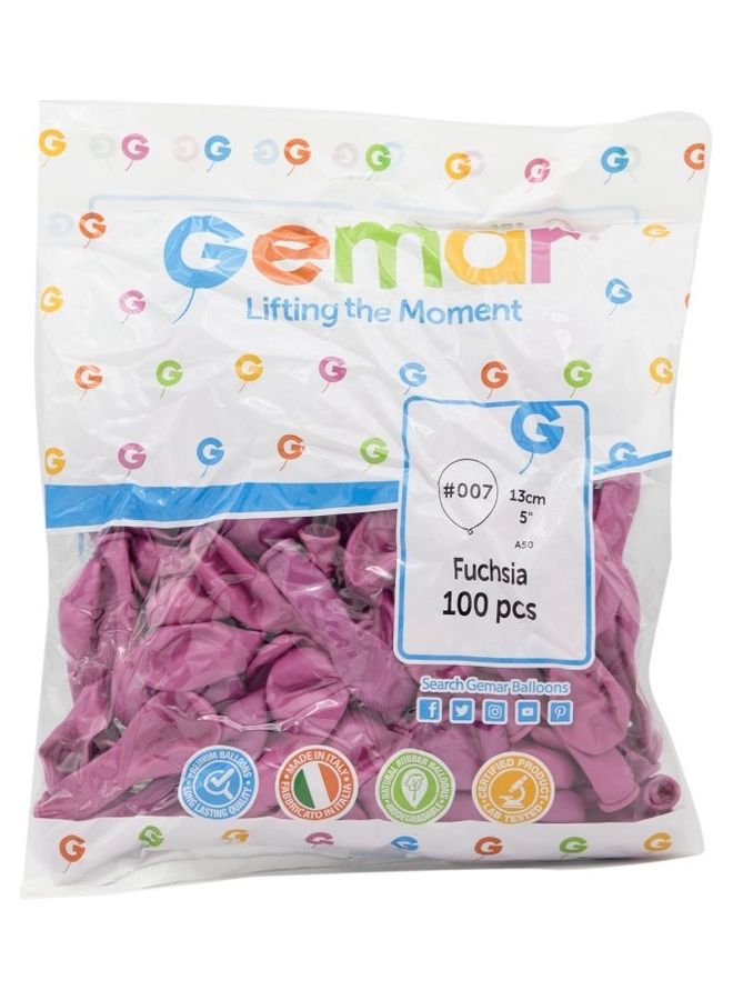 Gemar - 100-Piece Latex Standard Balloons 5inch - Image 1