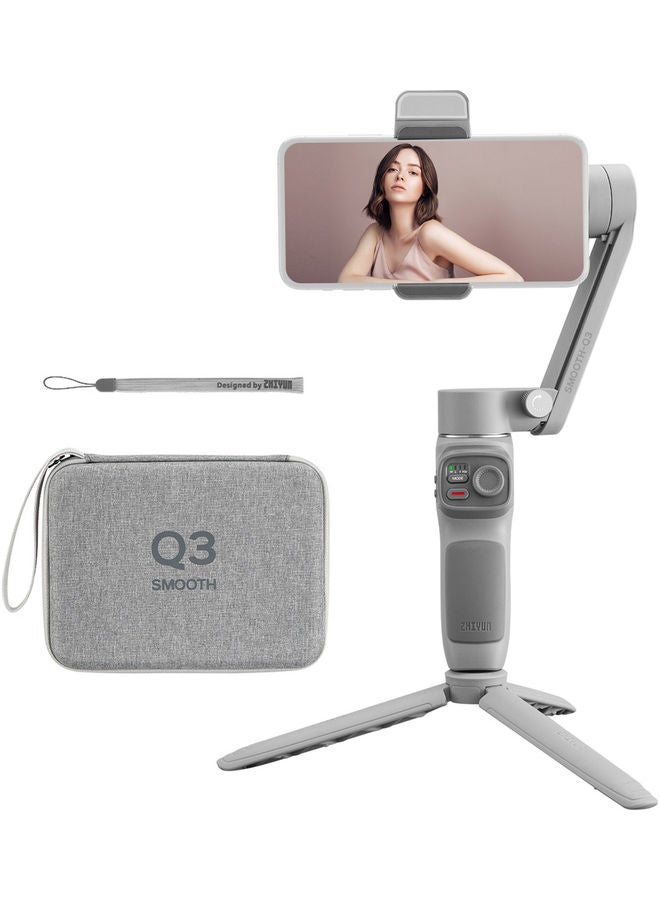 Zhiyun - Handheld 3-Axis Smartphone Gimbal Stabilizer Grey - Image 1