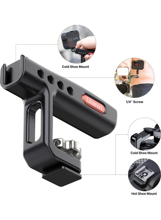 Ulanzi R071 Mini Metal Top Handle Universal Hand Grip Black  - Image 5