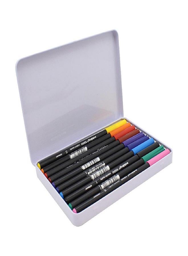 Edding Pack Of 10 Colour Pens Set Multicolour - Image 1
