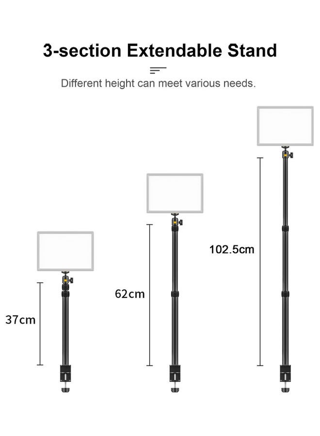 Height Adjustable Table Stand Black - v1624775096/N48581642A_3