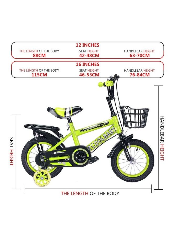 Cool Baby Fashion Cool 16-Inch Children Bike 105 x 117cm - Image 3