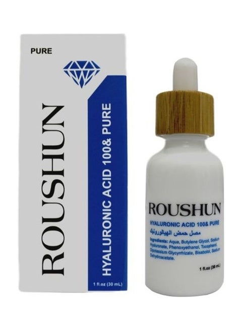 100% Pure Hyaluronic Acid Serum 30ml