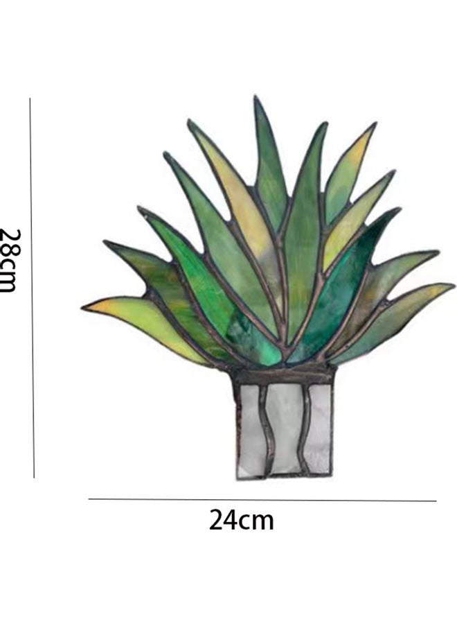 Mini Acrylic Aloe Plant Garden Ornaments For Home Decorations Multicolour - Image 2