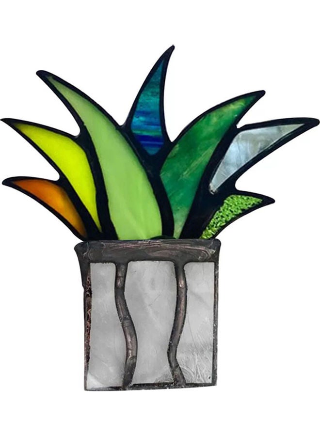 Acrylic Aloe Plant Garden Ornaments For Home Furnishings Multicolour - Image 1
